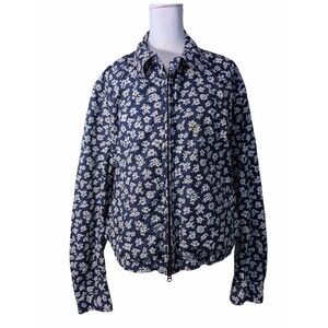 Polo Ralph Lauren Women's Floral Zip Cotton Windbreaker Jacket, size XXLarge